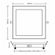 Painel-LED-Taschibra-Lux-Embutir-Quadrado-12W-Bivolt