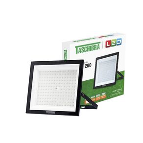 Refletor-LED-Taschibra-200W-6500K-Bivolt-Preto