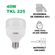 Lampada-LED-Taschibra-TKL-225-40W-3000K-E27